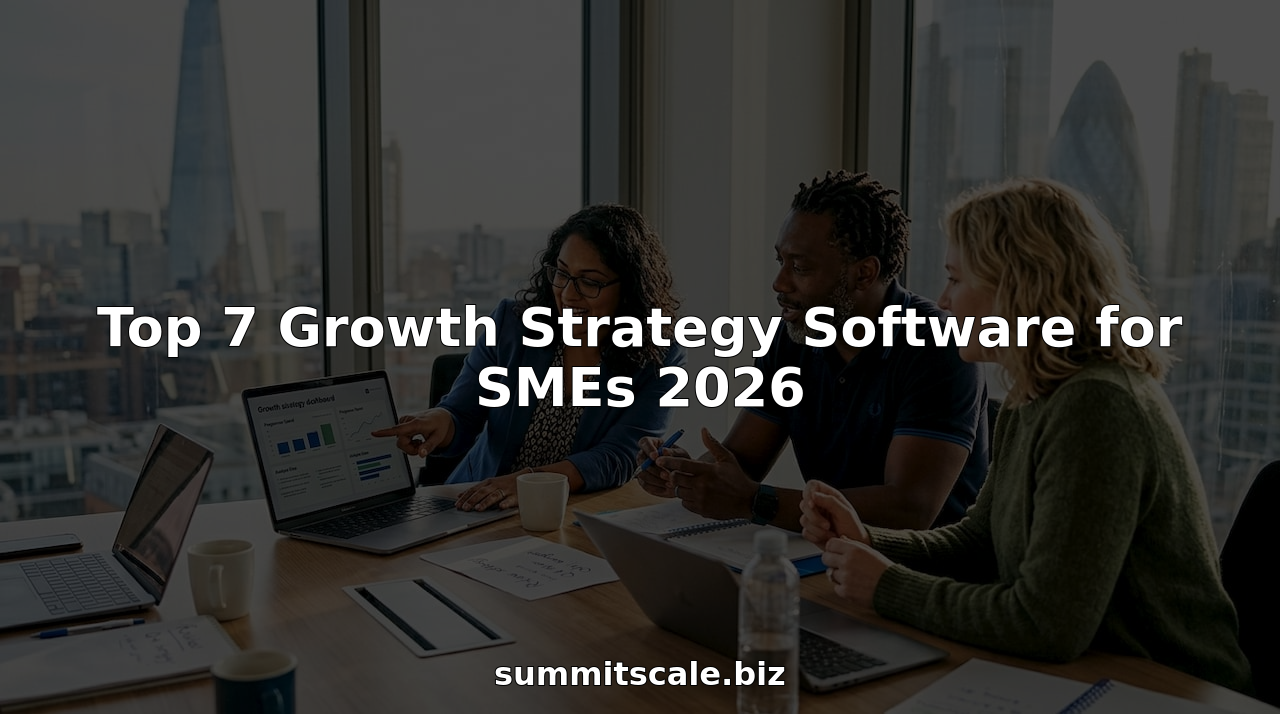 Top 7 Growth Strategy Software for SMEs 2026