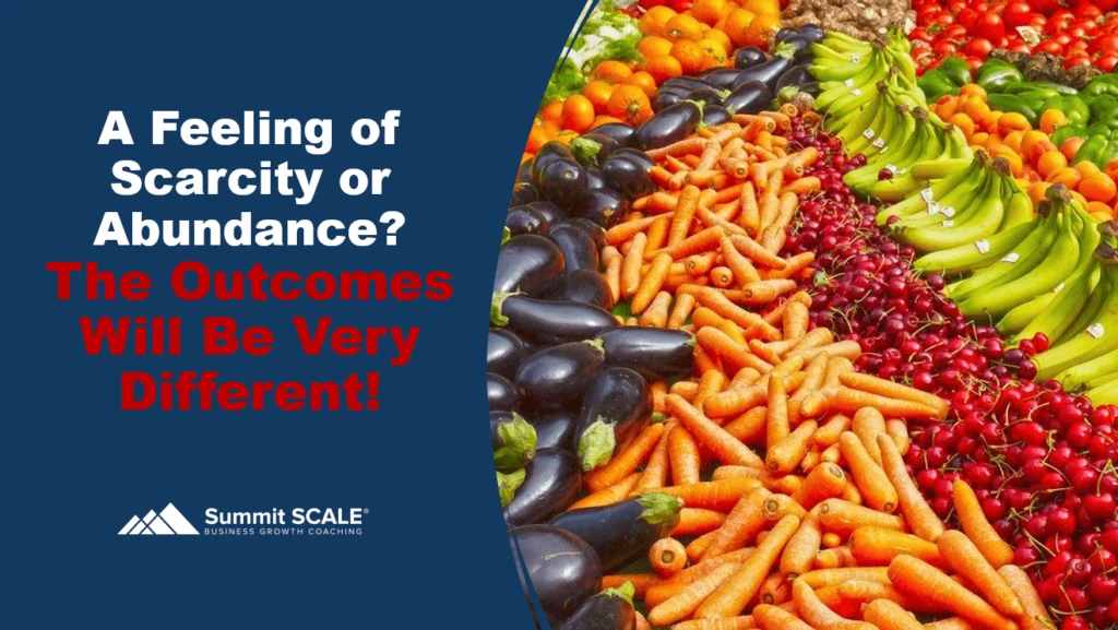 Scarcity v Abundance