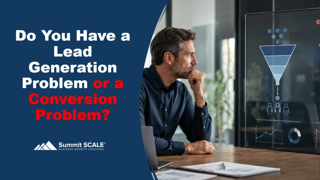 lead generation problem or conversion problem